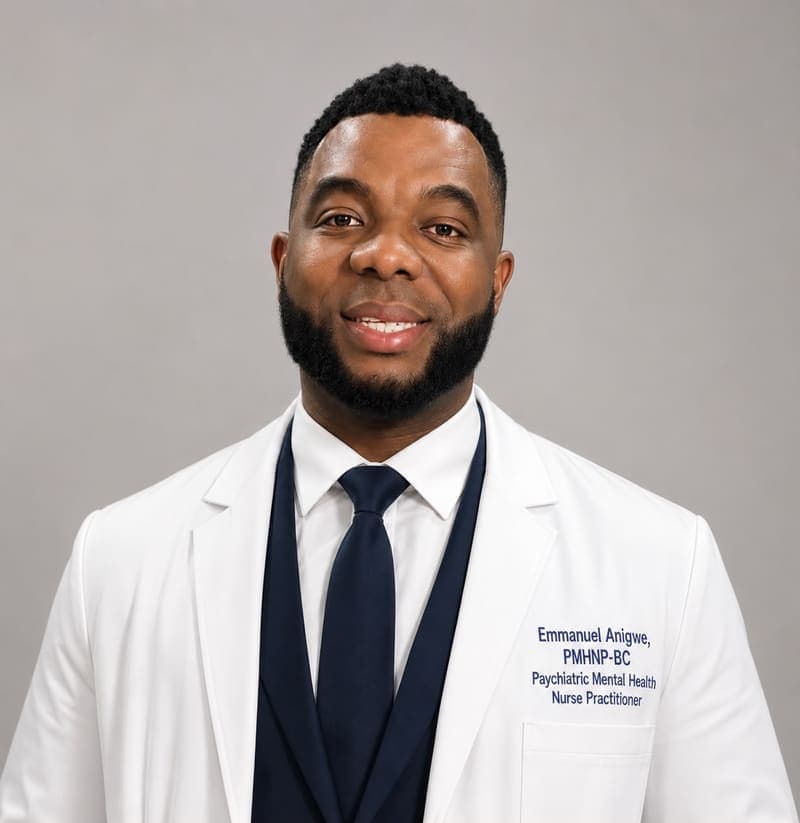 Emmanuel Anigwe, PMHNP, Psychiatric and Mental Health Nurse Practitioner (PMHNP)